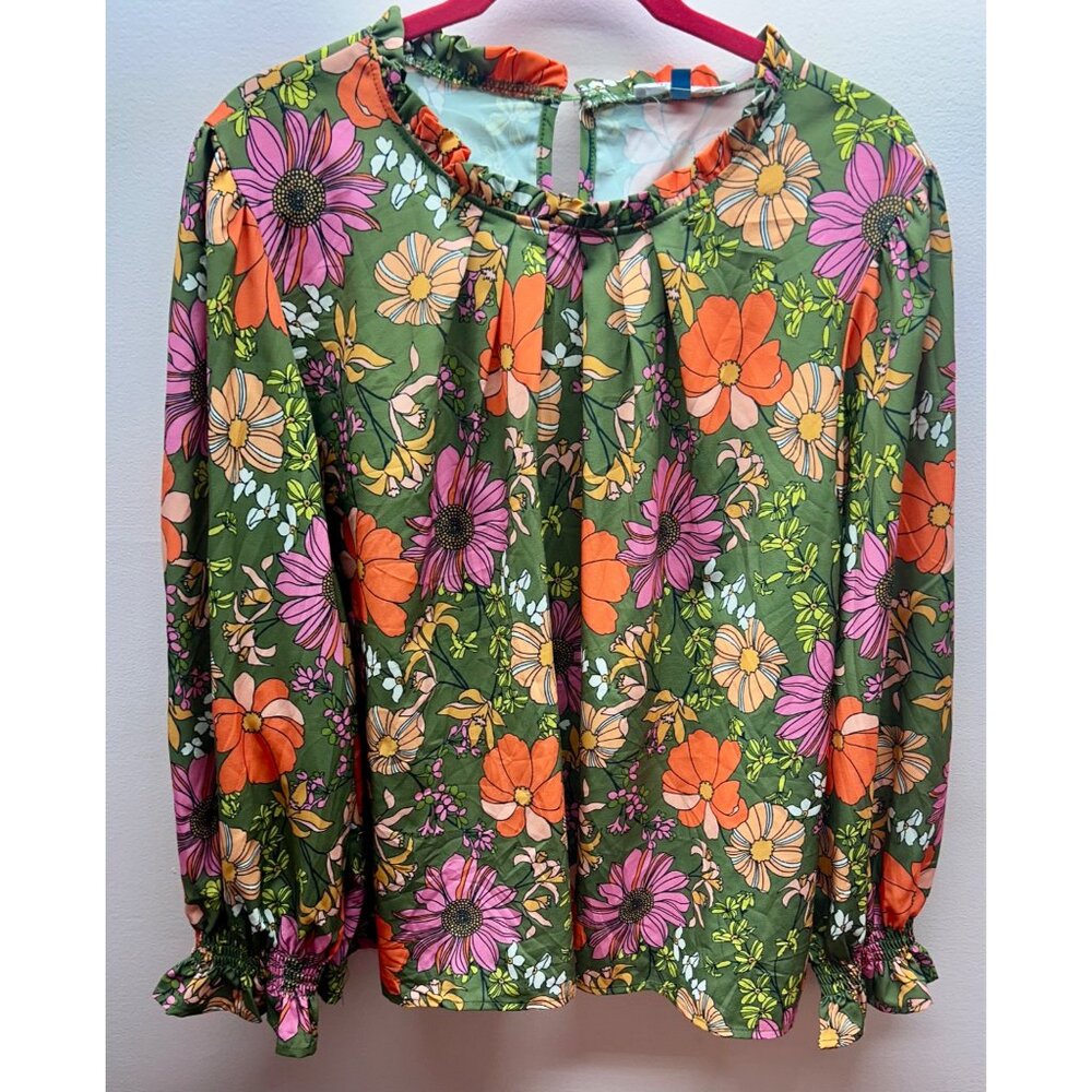 Michelle McDowell XXL Quinn Top Floral Poppy Pattern - Picture 7 of 12